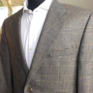 42R Ralph Lauren Plaid Pattern Blazer